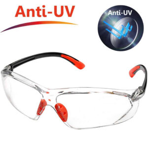 EY14-1-safety-glasses CE EN 166F anti UV anti fog anti scratch clear PC lens safety glasses Dezi Associates Ltd
