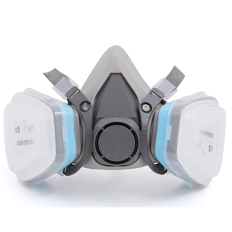 FD-410-gas-mask Reusable Half Face Gas Mask with Two 8# Filter Cartridge Dezi Associates Ltd