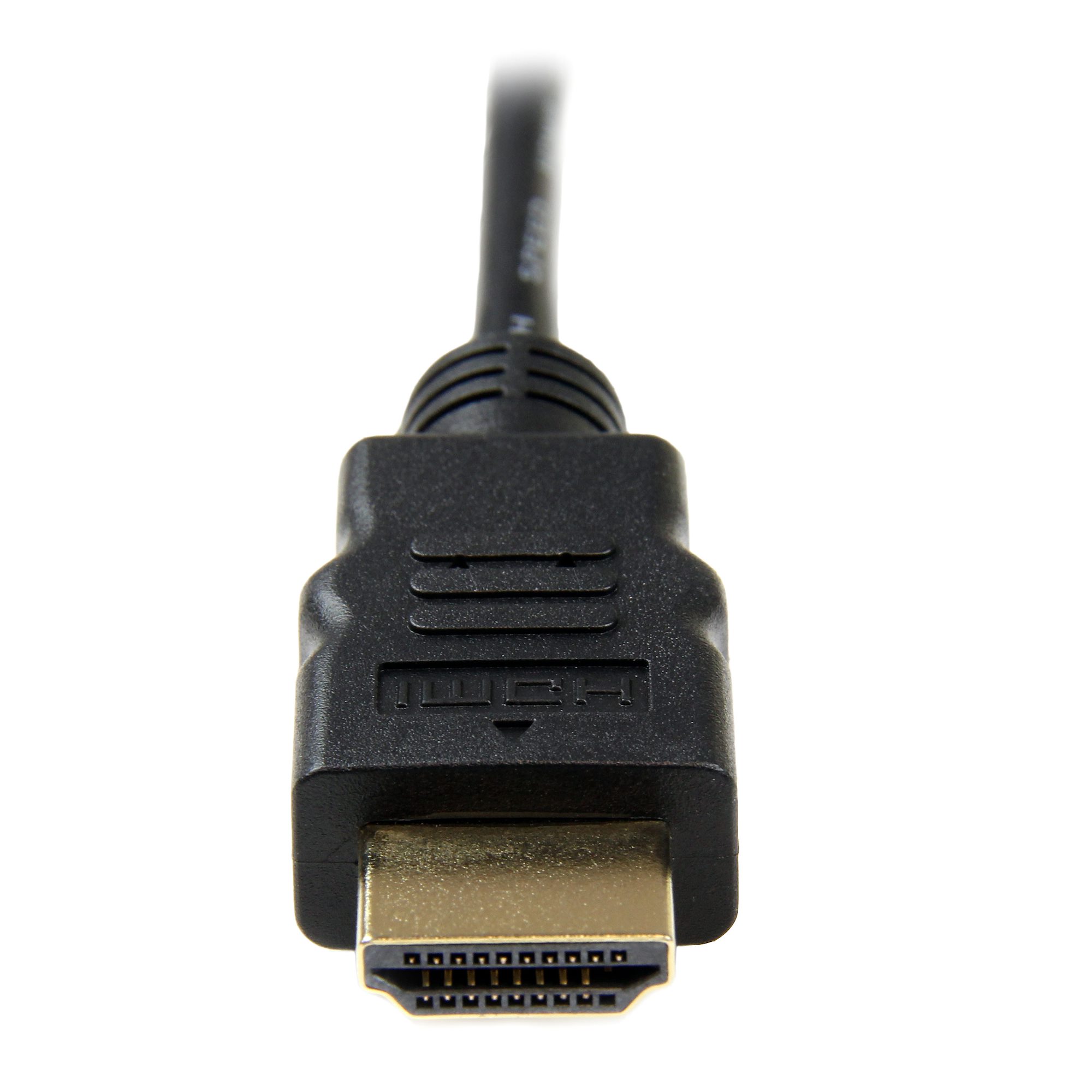 1m Micro HDMI to HDMI Cable with Ethernet - 4K 30Hz Video - Durable High Speed Micro HDMI Type-D to HDMI 1.4 Adapter Cable/Converter Cord - UHD HDMI Monitors/TVs/Displays - M/M - Image 3
