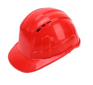 HT05-SAFTY-HELMET CE EN397 Red HDPE Shell Industrial Safety Helmet Hard Hat Dezi Associates Ltd