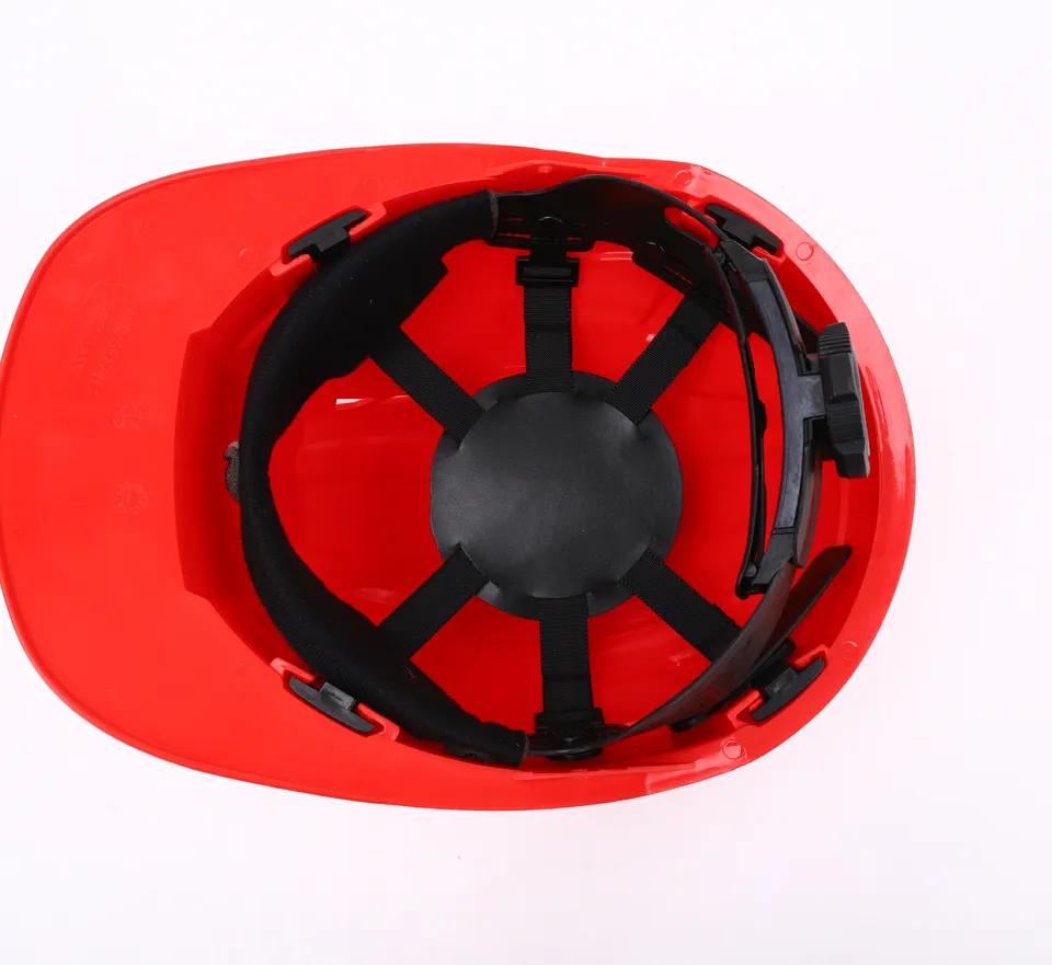 HT05-SAFTY-HELMET CE EN397 Red HDPE Shell Industrial Safety Helmet Hard Hat Dezi Associates Ltd