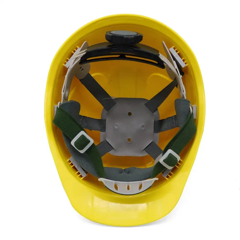 HT14A-safety-helmet CE EN397 Yellow ABS Hard Hat Safety Helmet for Construction Dezi Associates Ltd