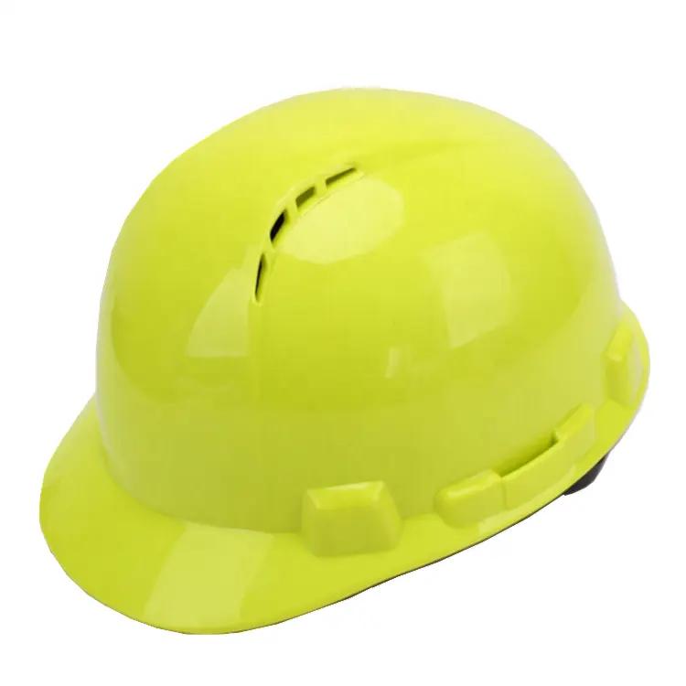 HT16-safety-helmet CE EN397 Ventilation Holes Green ABS Construction Safety Helmet Dezi Associates Ltd
