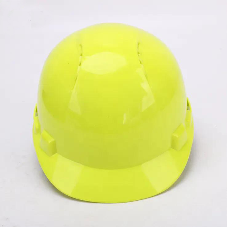 HT16-safety-helmet CE EN397 Ventilation Holes Green ABS Construction Safety Helmet Dezi Associates Ltd