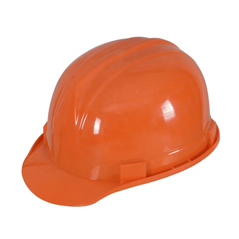 HT23-SAFETY-HELMET Orange HDPE Shell Cheap Safety Helmet for Construction Workers Dezi Associates Ltd