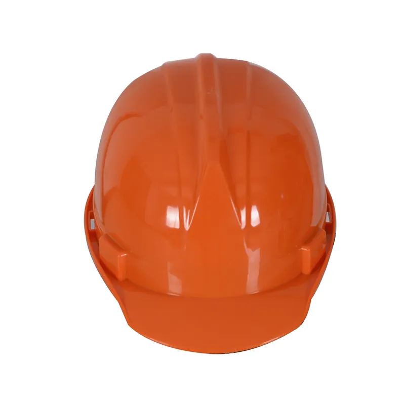 HT23-SAFETY-HELMET Orange HDPE Shell Cheap Safety Helmet for Construction Workers Dezi Associates Ltd