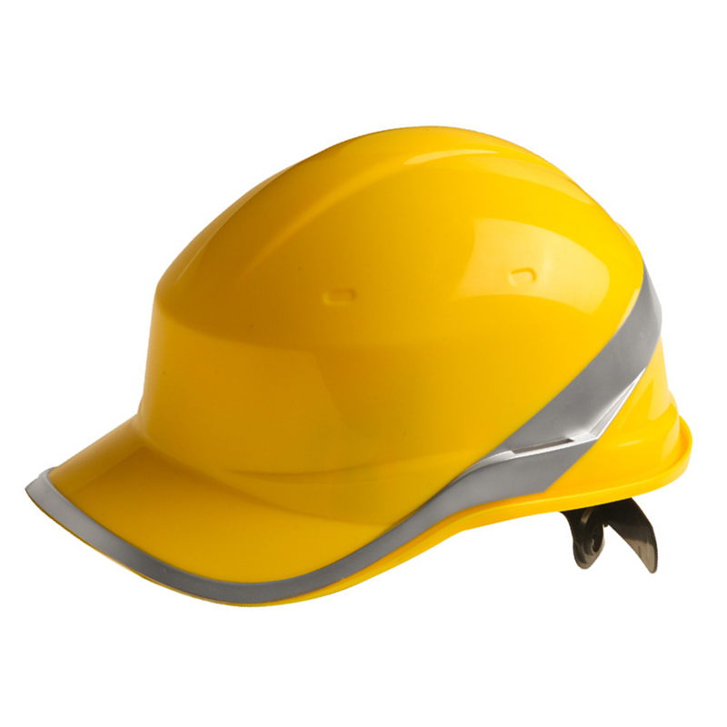HT37-SAFETY-HELMET Red ABS High Visibility Reflective Hard Hat for Industrial Dezi Associates Ltd