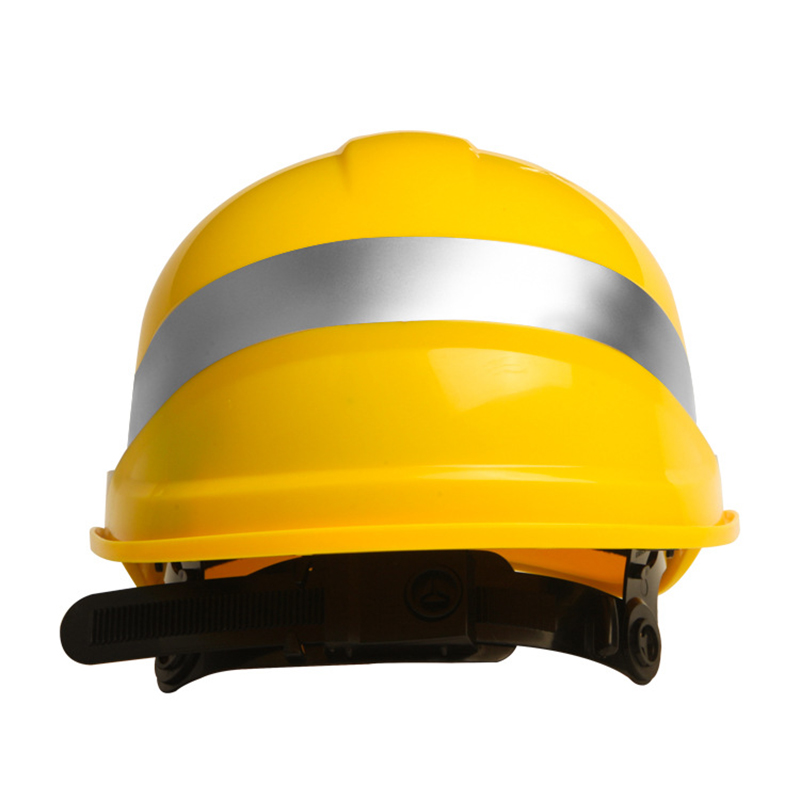 HT37-SAFETY-HELMET Red ABS High Visibility Reflective Hard Hat for Industrial Dezi Associates Ltd