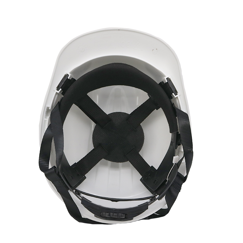 HT39-safety-helmet White HDPE Reflective Construction Engineer Safety Helmet Dezi Associates Ltd