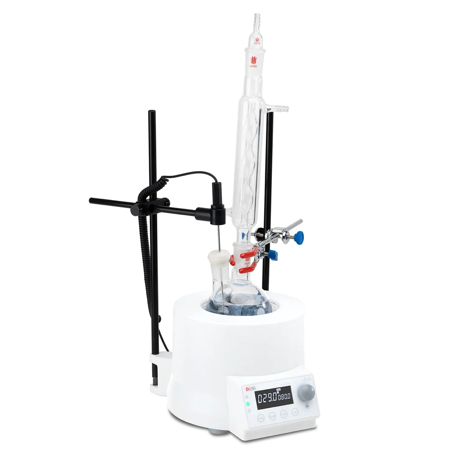 MS-H380-F100/250/500/1000/2000 LCD Digital Magnetic Stirrer Heating Mantle - Image 5