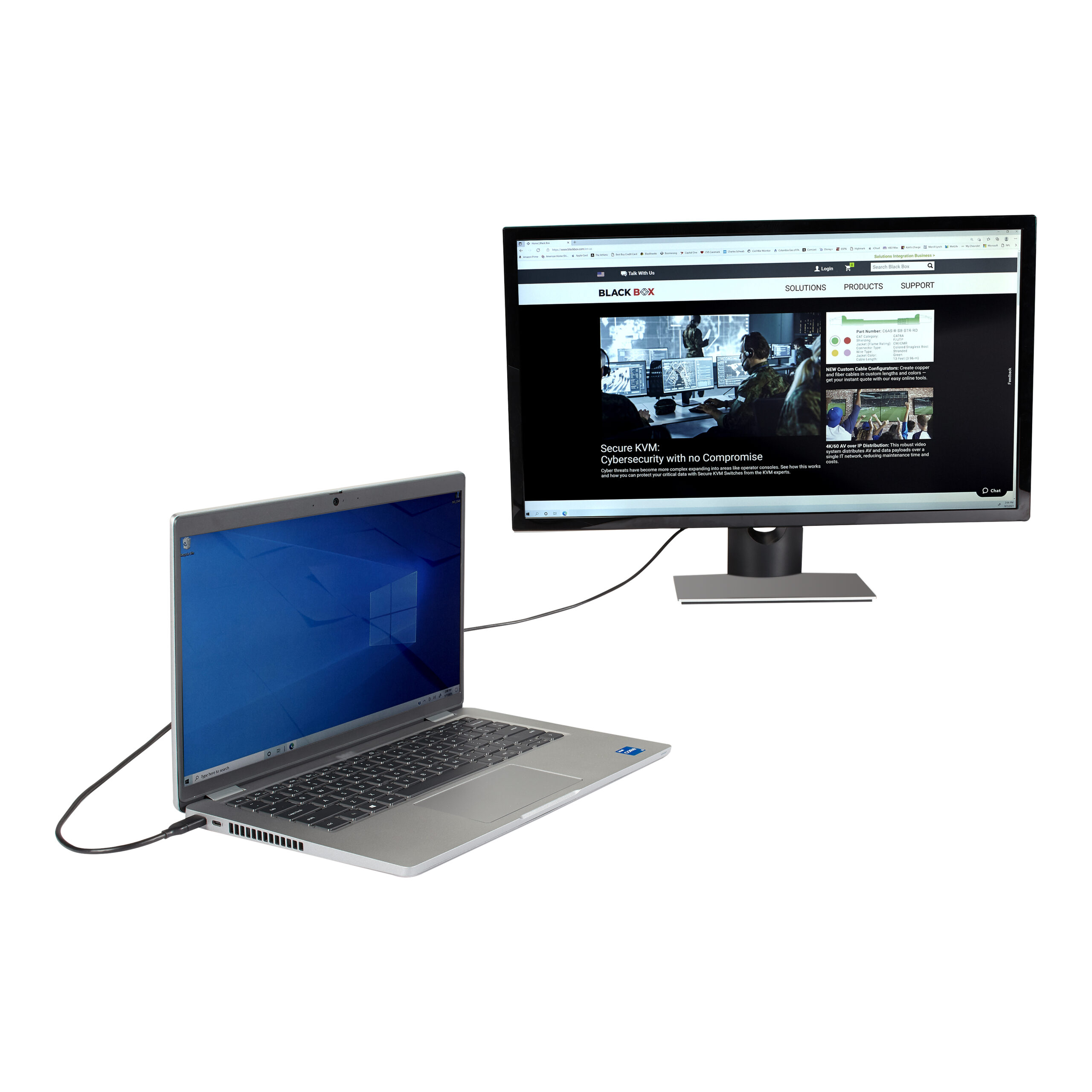 USB-C Adapter Cable - USB-C to HDMI 2.0 Active Adapter, 4K60, HDR, HDCP 2.2, DP 1.2 Alt Mode - Image 3