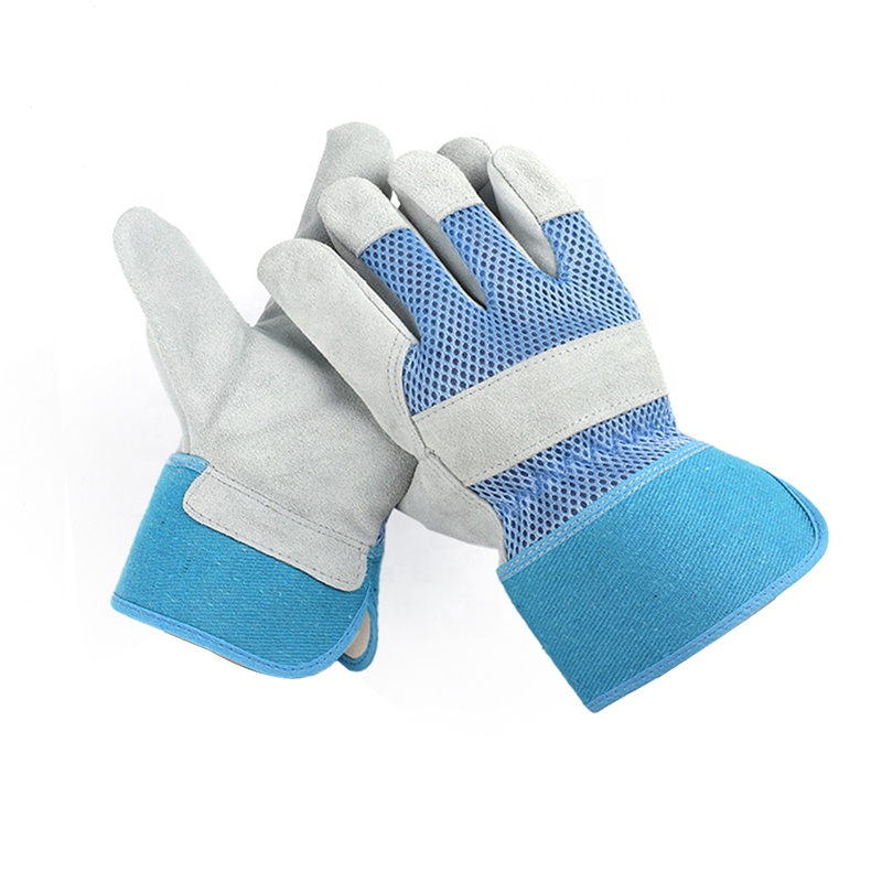 1258-combination-gloves 10.5 Inch Cowhide Leather Construction Safety Work Gloves Dezi Associates Ltd
