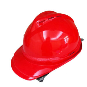 4109-safety-helmet Red ABS V Type Ventilation Holes Breathable Construction Site Engineers Safety Helmet Dezi Associates Ltd