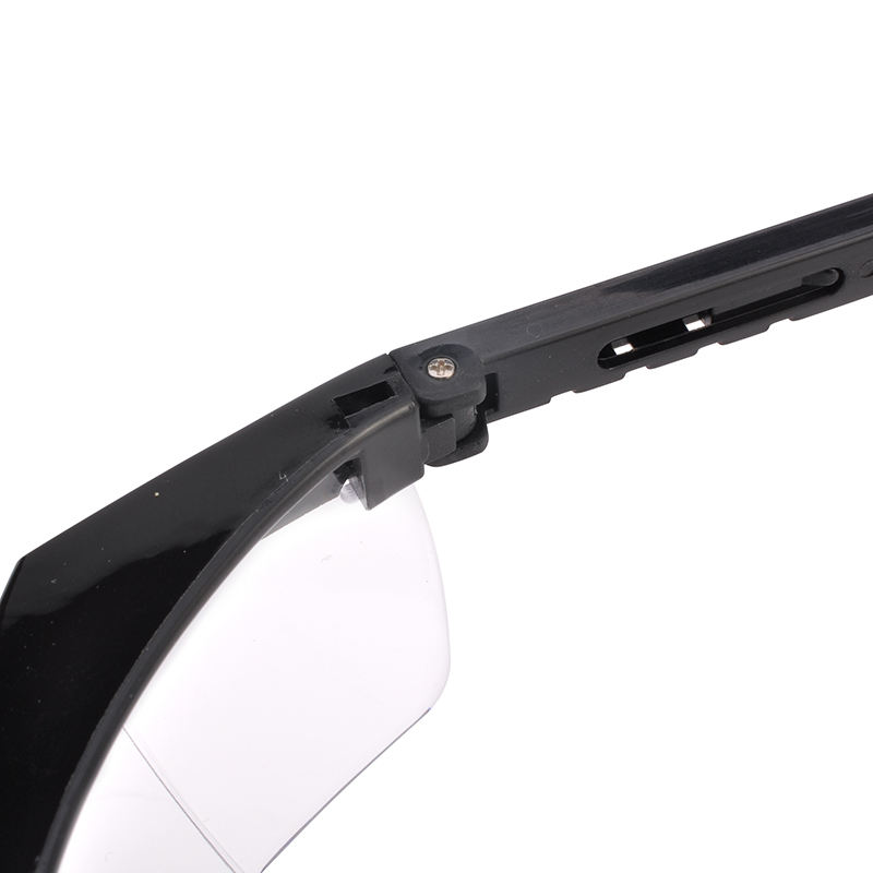 EY01-safety-goggles CE EN 166F ANSI Z87.1 clear PC lens adjustable legs safety goggles Dezi Associates Ltd