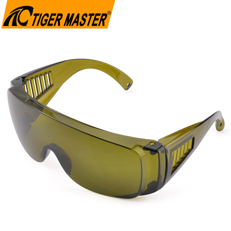 EY02-1-SAFETY-GOGGLES Anti Fog Anti Scratch Green Pc Lens Safety Glasses CE EN 166F Dezi Associates Ltd