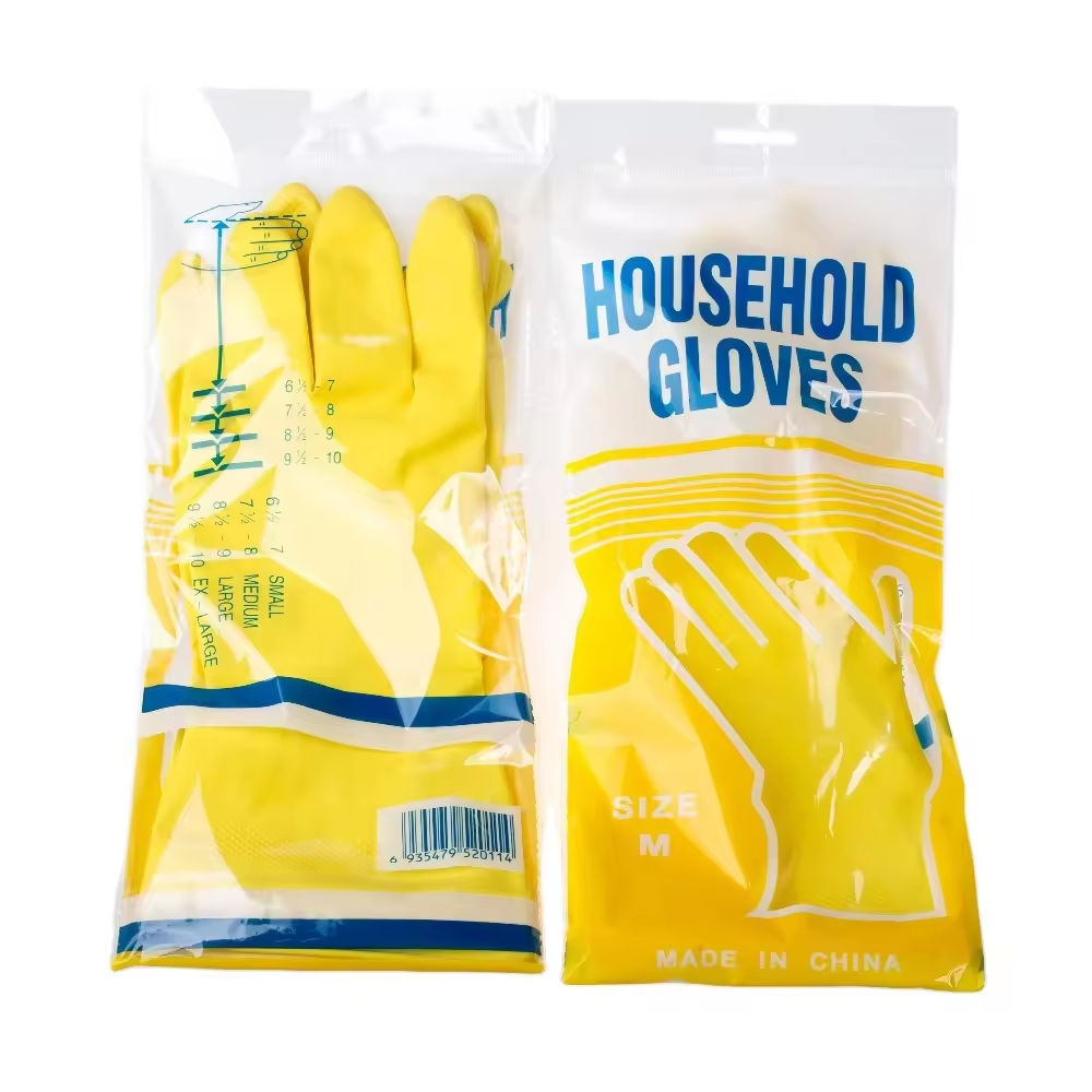 GLX23-latex-gloves Waterproof Oil Resistant Cleaning Latex Household Gloves Dezi Associates Ltd