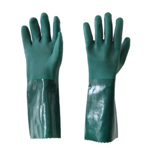 GPVC03 40CM Chemical Resistant Waterproof Green PVC Industrial Gloves Dezi Associates Ltd