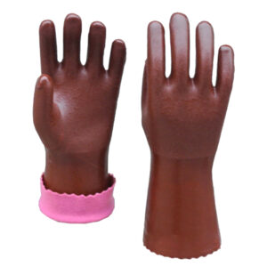 GPVC13-PVC-GLOVES 28 Cm Custom Logo Anti Slip Oil Acid Resistant Waterproof Fishing Pvc Gloves Dezi Associates Ltd