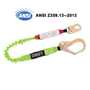HN32-LANYARD-800-800 ANSI Z359. 13 Certified 1 Hook Safety Harness Energy Absorber Lanyard Dezi Associates Ltd