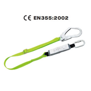 HN35-safety-lanyard-800-800 CE EN355 Adjustable Polyester Webbing Energy Absorber Lanyard with 1 Pc Forged Steel Scaffold Hook Dezi Associates Ltd