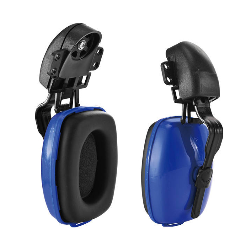 HS-E3406-EAR-MUFF Noise Reducing Matching Safety Helmet Blue Ear Muff Dezi Associates Ltd