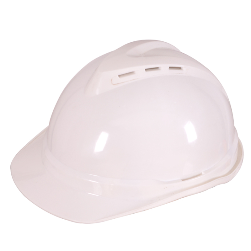 HS-T010-SAFETY-HELMET CE Approved HDPE V Type Ventilation Holes Breathable Engineers Safety Helmet for Construction Dezi Associates Ltd