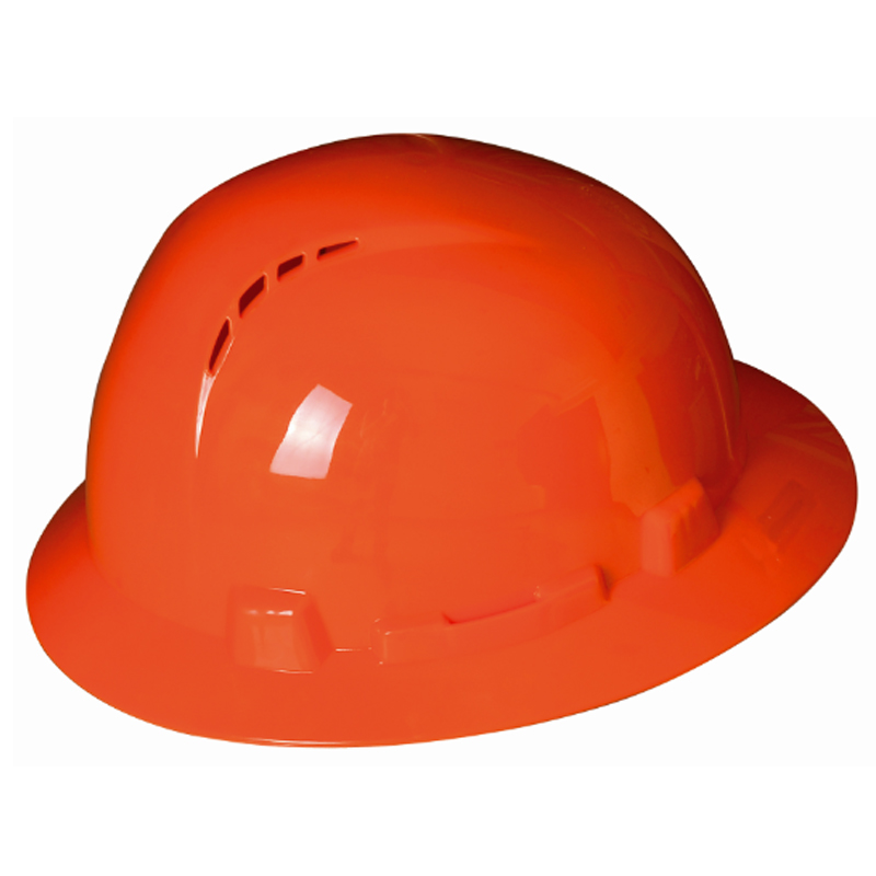 HS-T022-SAFETY-HELMET CE EN397 HDPE Full Brim Ventilation Holes Industrial Construction Safety Helmet Hard Hat Dezi Associates Ltd