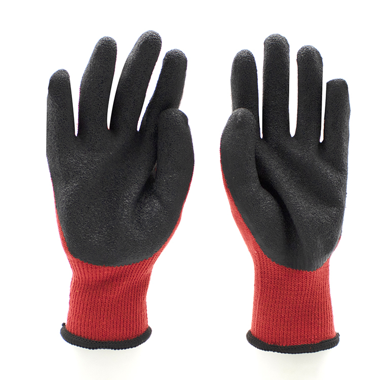 HSLX10-LATEX-GLOVES-800-800 Oil Slip Resistant Custom Logo Latex Work Gloves Safety Dezi Associates Ltd