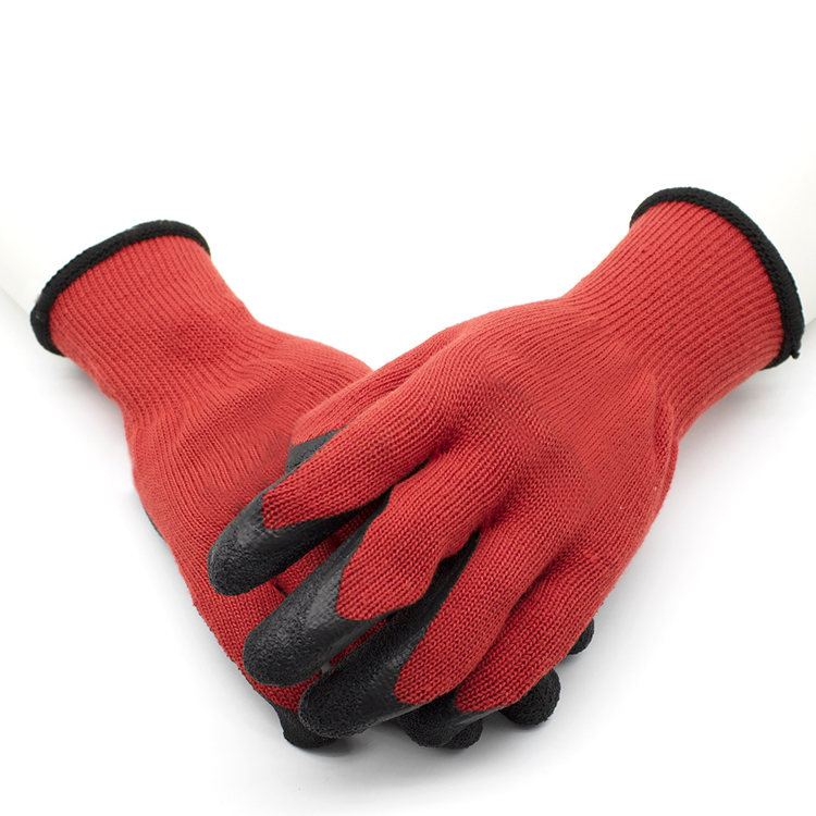 HSLX10-LATEX-GLOVES Oil Slip Resistant Custom Logo Latex Work Gloves Safety Dezi Associates Ltd