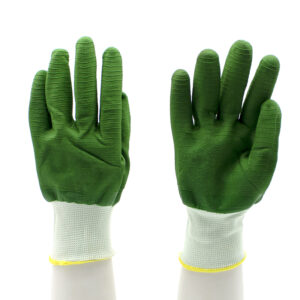 HSLX16-Latex-gloves Anti Slip Oil Proof Latex Coated Safety Labor Gloves Dezi Associates Ltd