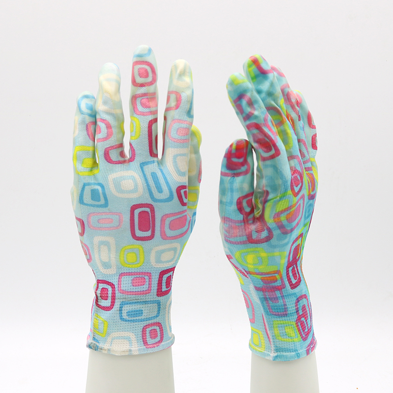 HSNT06-GARDEN-GLOVES Polyester Liner Waterproof Women Nitrile Gloves Garden Dezi Associates Ltd