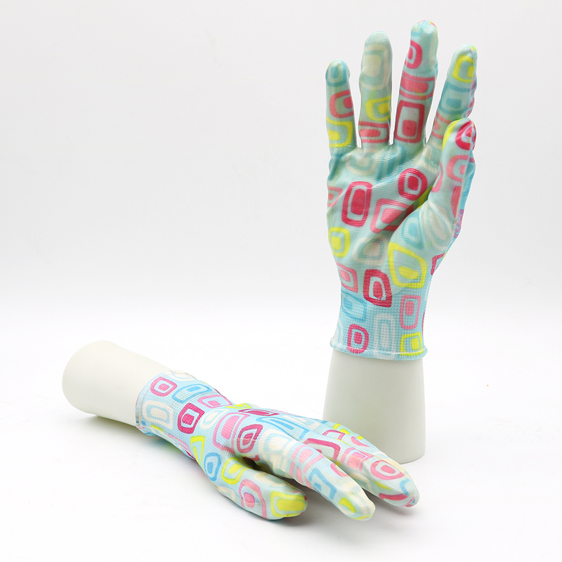 HSNT06-GARDEN-GLOVES Polyester Liner Waterproof Women Nitrile Gloves Garden Dezi Associates Ltd