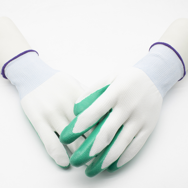 HSNT11-nitrile-gloves Oil chemical resistant custom logo cheap work safety gloves nitrile Dezi Associates Ltd
