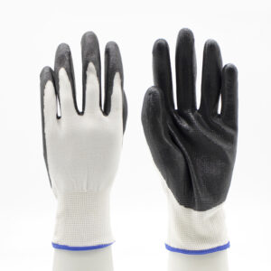 HSNT12-nitrile-gloves Waterproof Oil Resistant Cheap Construction Work Gloves Nitrile Dezi Associates Ltd