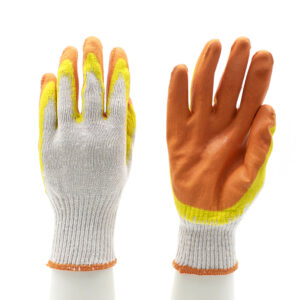 HSNT14-work-gloves Custom Logo Latex Nitrile Mixed Coated Safety Work Gloves Dezi Associates Ltd
