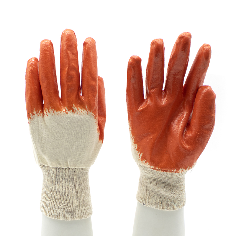 HSNT15-nitrile-gloves Oil Slip Resistant Open Back Nitrile Work Gloves for Construction Dezi Associates Ltd