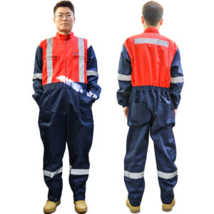 OV19-COVERALL-800-800 240 Grams Polyester High Visibility Reflective Safety Coveralls Dezi Associates Ltd