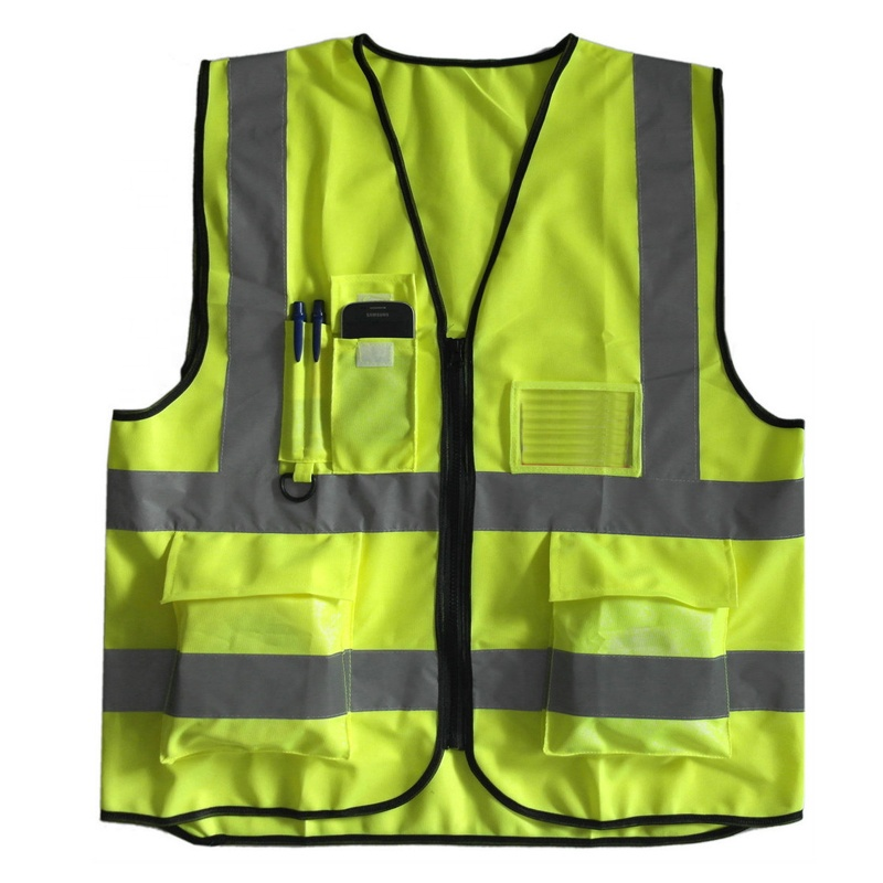 RV14-800-800 CE EN Class 2 Polyester Multi Pockets Reflective Safety Vest Dezi Associates Ltd