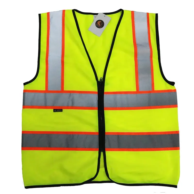 RV16-800-800 Hi-vis Reflective Tape Roadway Safety Engineer Reflective Safety Vest Dezi Associates Ltd