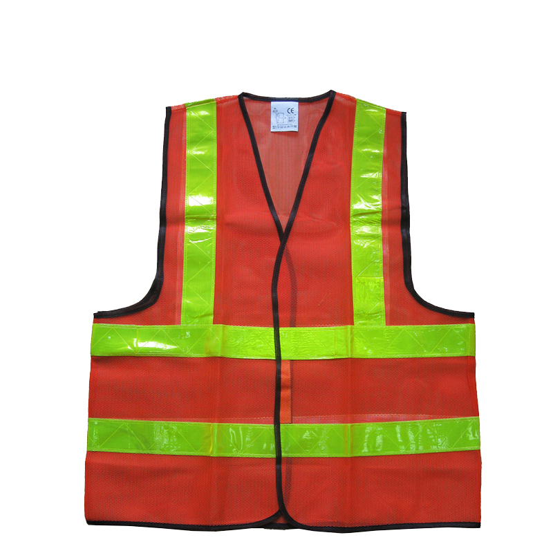 RV20-800-800 Red netting hi-vis reflective safety vest for workers Dezi Associates Ltd