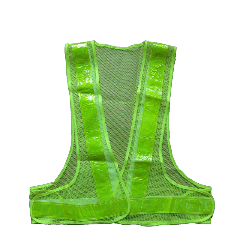 RV21-800-800 Green Mesh Fabric High Visibility Reflective Safety Vest Dezi Associates Ltd
