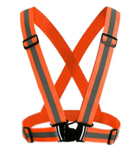 RV27-800-800 High Visibility Adjustable Safety Vest Elastic Band For Adults Dezi Associates Ltd