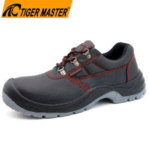 TM008L-safety-shoe-800-800 CE Non-slip Steel Toe Anti-puncture Work Safety Shoes Black Leather Dezi Associates Ltd