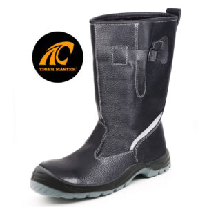 TM077-welding-shoes-800-800 Black Leather Steel Toe Anti Puncture High Rigger Boots Safety Dezi Associates Ltd