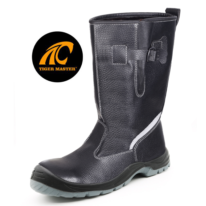 TM077-welding-shoes-800-800 Black Leather Steel Toe Anti Puncture High Rigger Boots Safety Dezi Associates Ltd