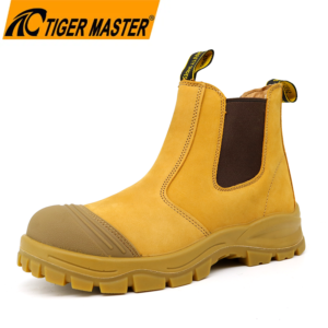TM189-safety-shoes-800-800 PU Rubber Sole Nubuck Leather Safety Shoes without Lace Dezi Associates Ltd
