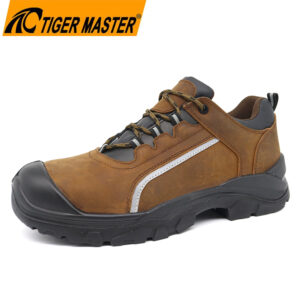 TM190-safety-shoes-800-800 Brown Genuine Leather Fiberglass Toe Work Safety Shoes Dezi Associates Ltd