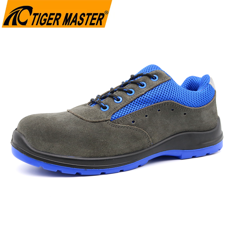 TM223GB-SAFETY-SHOES-800-800 CE Fiberglass Toe Anti Static Grey Suede Safety Shoes Dezi Associates Ltd