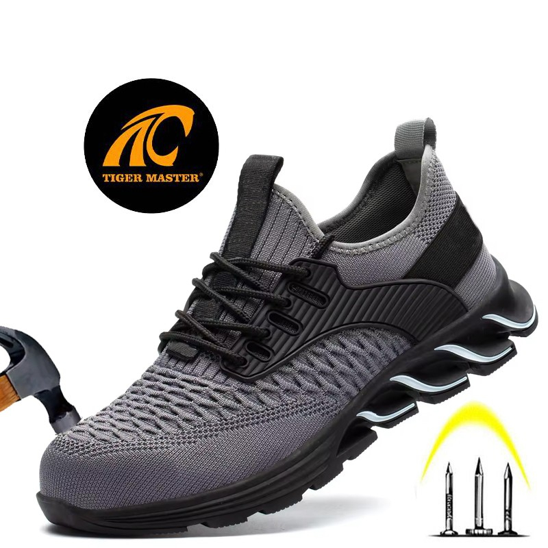 TM3201-safety-shoes-800-800 Grey Anti-slip EU Steel Toe Sport Safety Shoes for Warehouse Dezi Associates Ltd