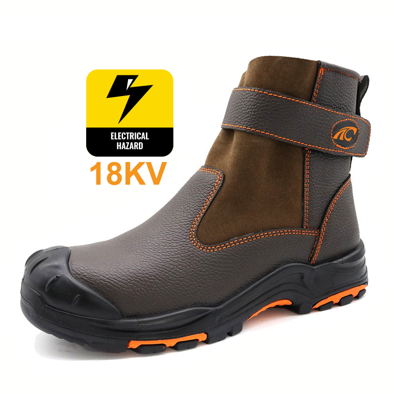 TM3215-safety-boots-800-800 Fiberglass Toe Anti Puncture 18kv Insulation Safety Shoes for Welding Dezi Associates Ltd